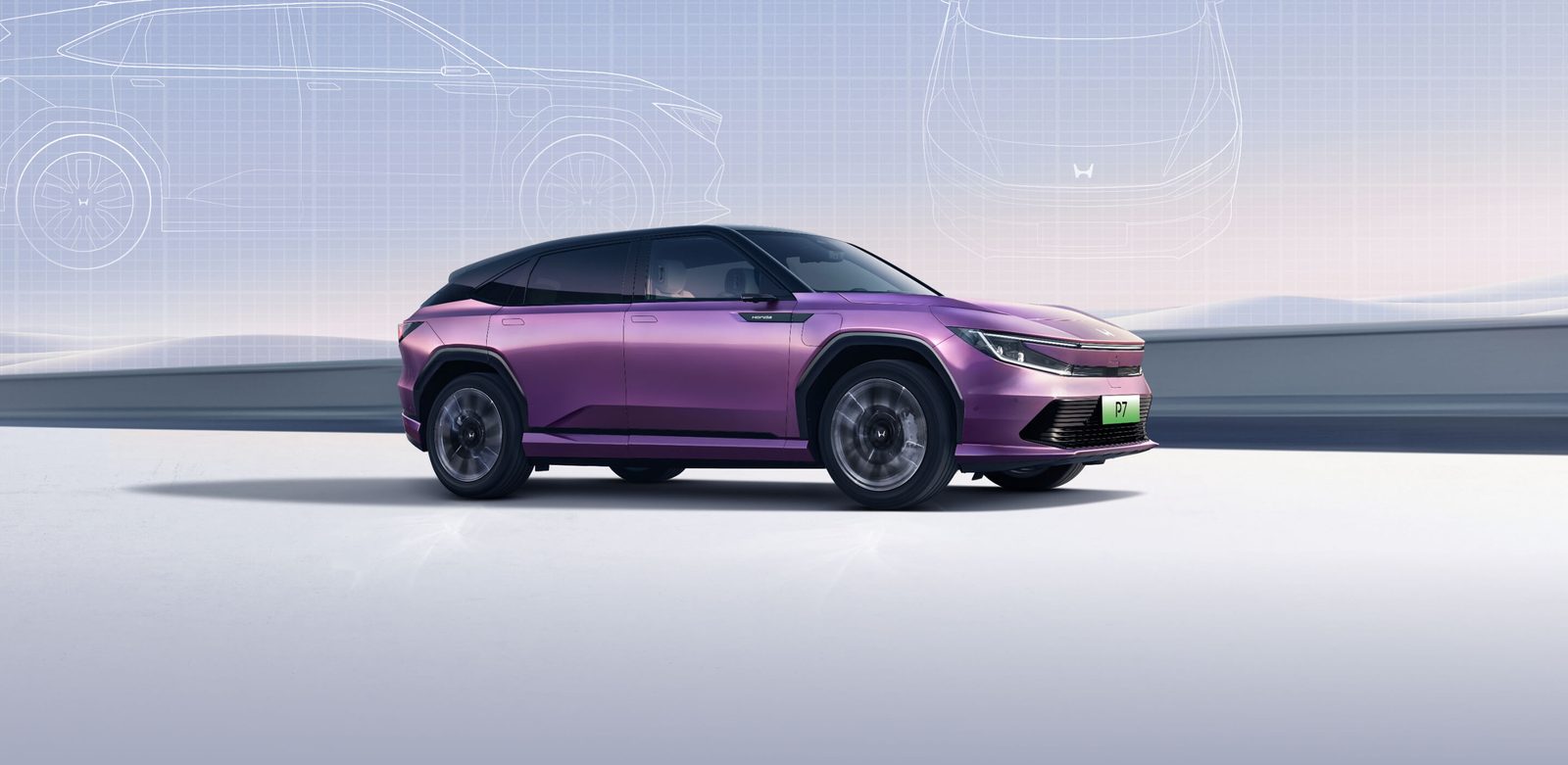 Honda Ye P7 / S7 China 2025 — экстерьер, вид сбоку, рынок China