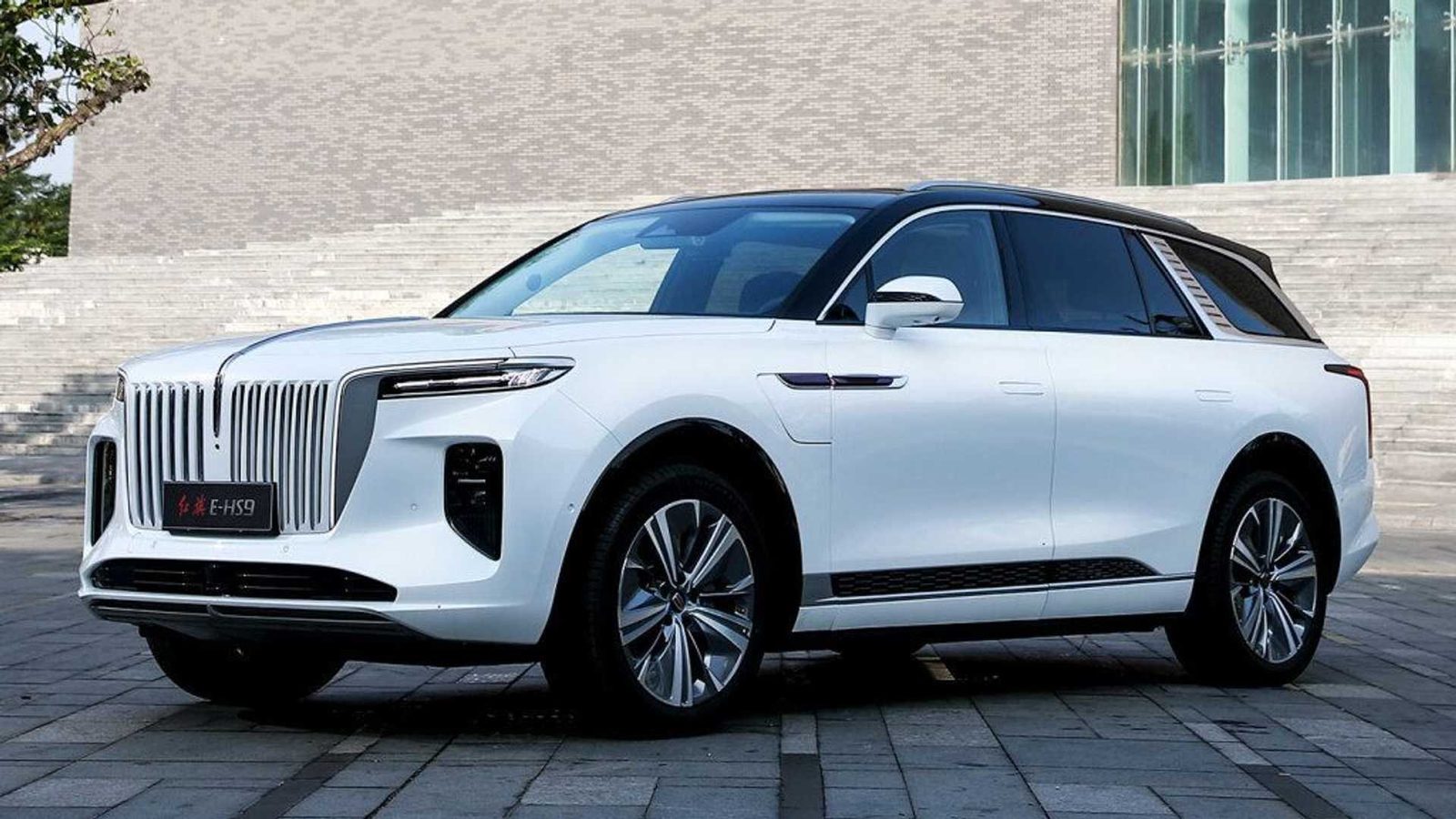Hongqi E-HS9 2020 — экстерьер, вид сбоку, рынок internal_mvp