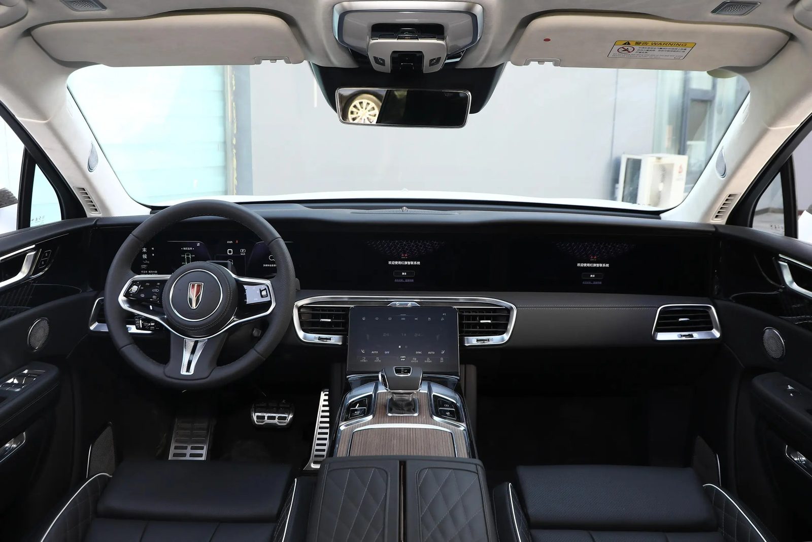 Hongqi E-HS9 2020 — интерьер, второй ряд сидений, рынок internal_mvp