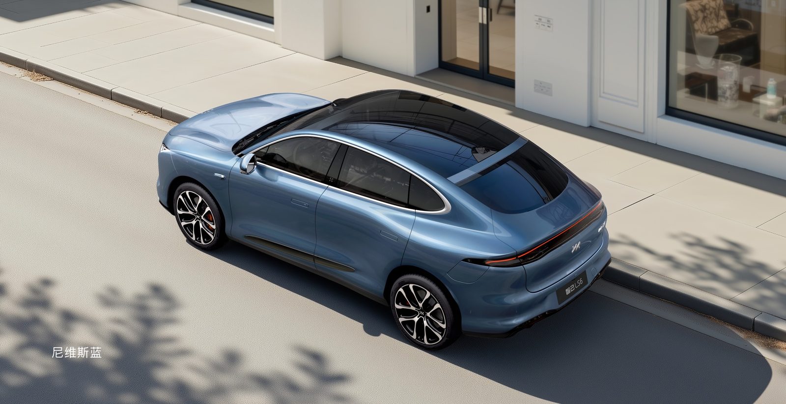 IM Motors LS6 EV 2024 — экстерьер, top rear 3q, рынок China / official brand media