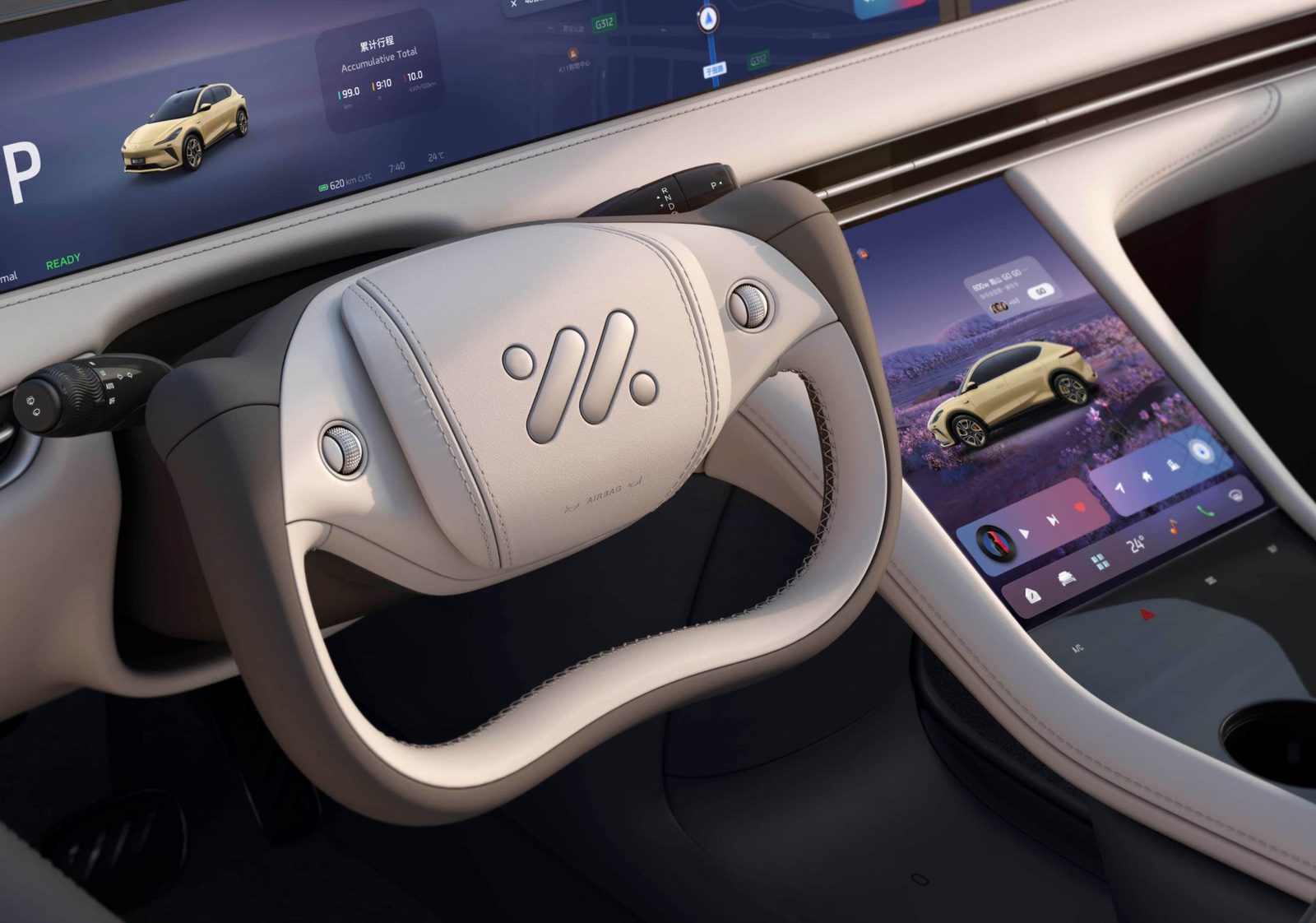 IM Motors LS7 2024 — интерьер, второй ряд сидений, рынок internal_mvp