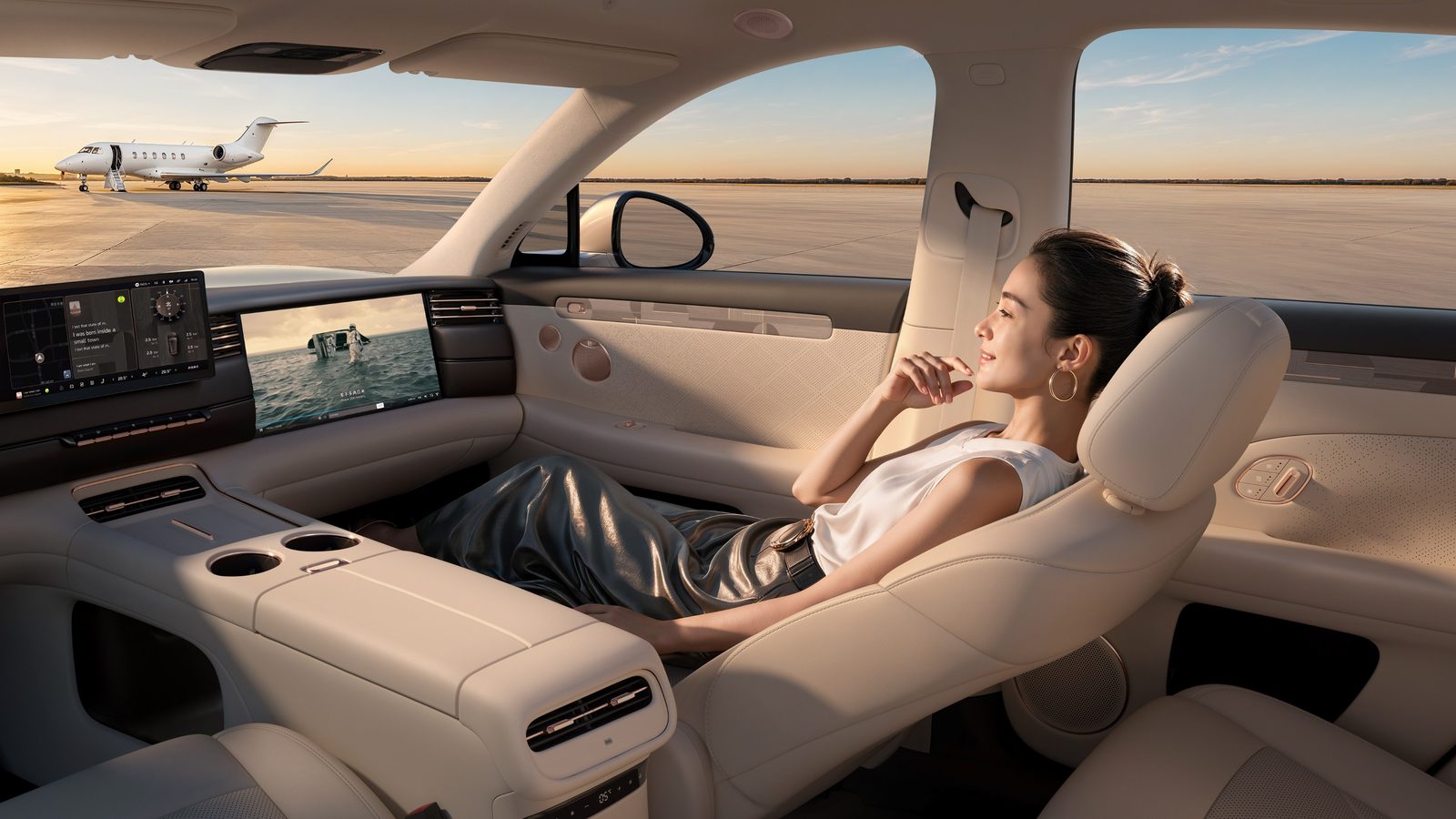 IM Motors LS6 EV NEXT 2027 2026 — главное фото модели, интерьер, front passenger seat