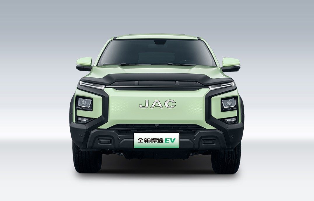 JAC Pickup Hantu EV / Hunter EV 2025 — экстерьер, вид спереди 3/4, рынок China