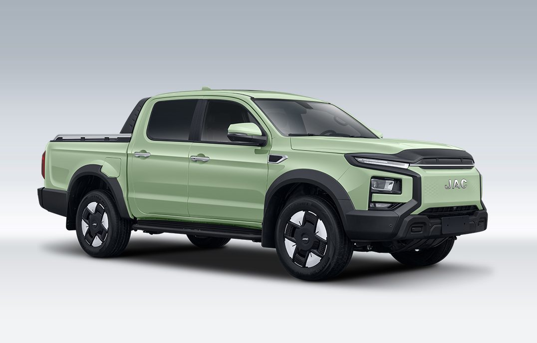 JAC Pickup Hantu EV / Hunter EV 2025 — главное фото модели, экстерьер, вид спереди 3/4, рынок China