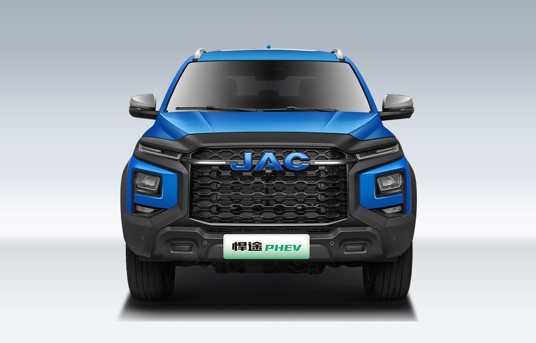 JAC Pickup Hantu PHEV / Hunter PHEV 2025 — экстерьер, вид спереди 3/4, рынок China