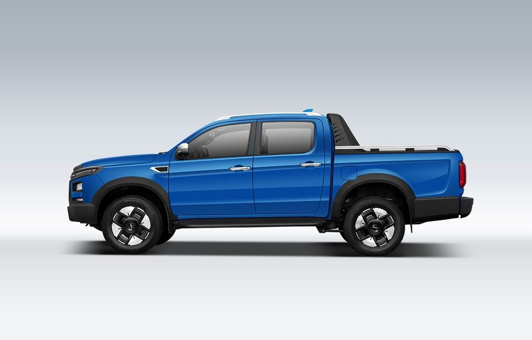 JAC Pickup Hantu PHEV / Hunter PHEV 2025 — экстерьер, side profile, рынок China / export official
