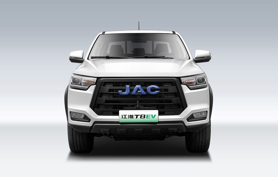 JAC Pickup T6 EV 2025 — экстерьер, side 3q, рынок China