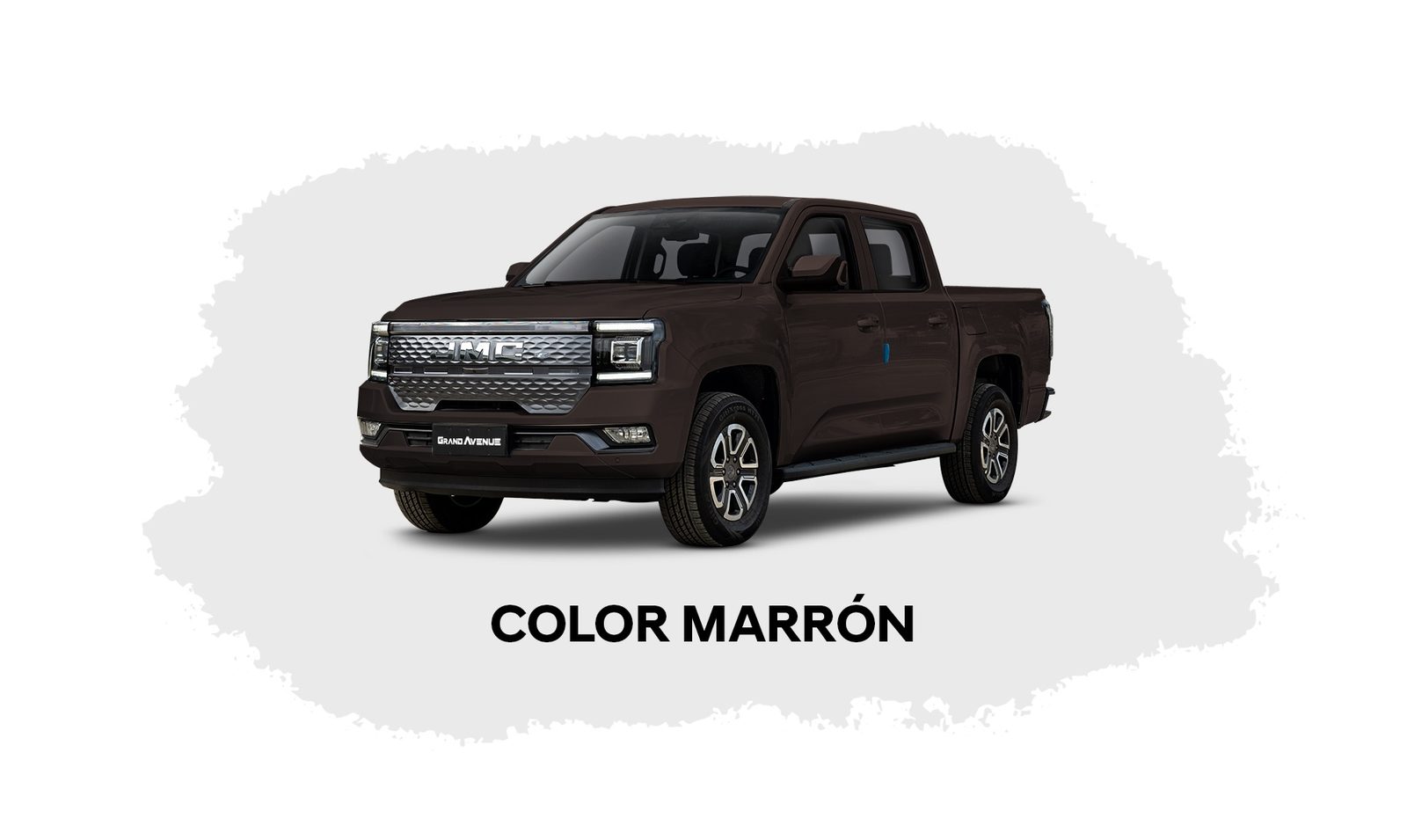 JMC Pickup Dadao EV / Grand Avenue EV 2024 — экстерьер, вид спереди 3/4, рынок Peru