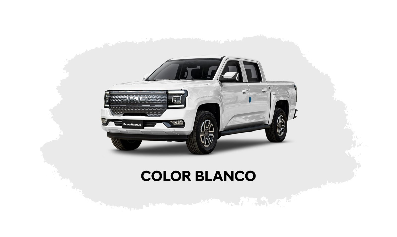 JMC Pickup Dadao EV / Grand Avenue EV 2024 — экстерьер, front 3q white, рынок Peru