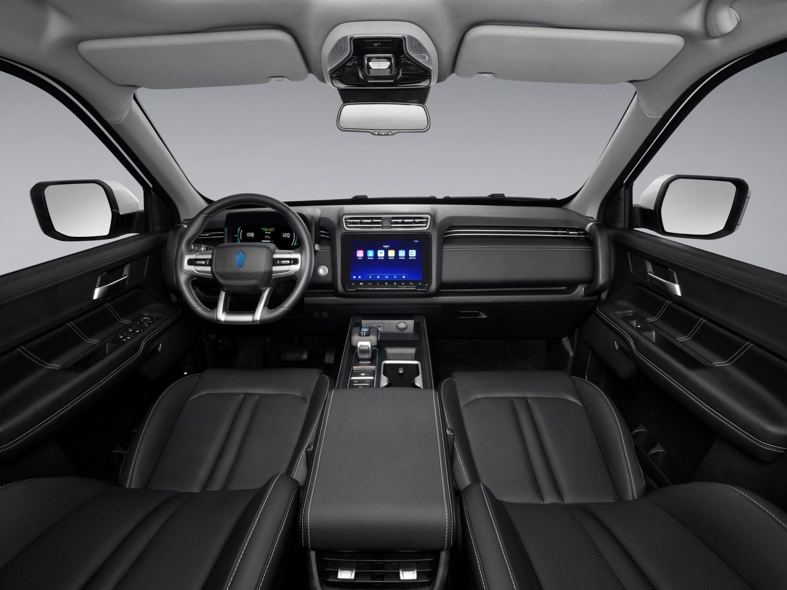 JMC Pickup Dadao EV / Grand Avenue EV 2024 — интерьер, передняя панель, рынок China