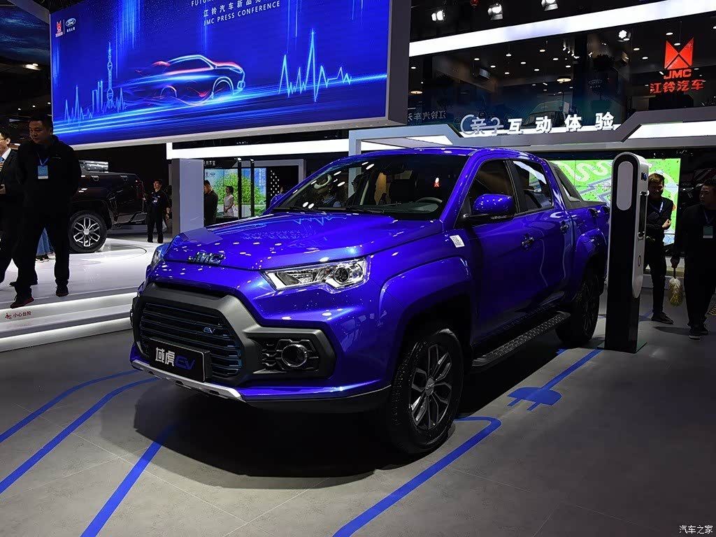 JMC Pickup Yuhu EV 2022 — главное фото модели, экстерьер, вид спереди 3/4, рынок China