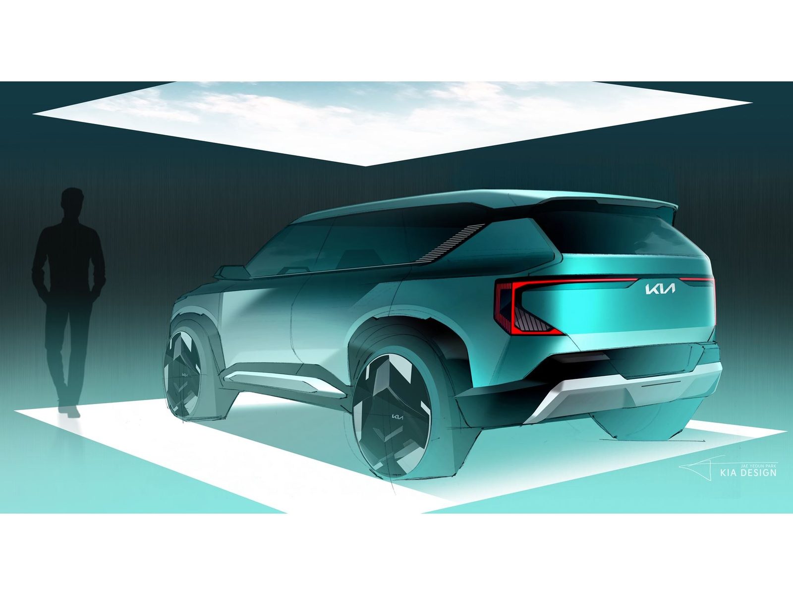 Kia EV5 2025 — экстерьер, вид сбоку