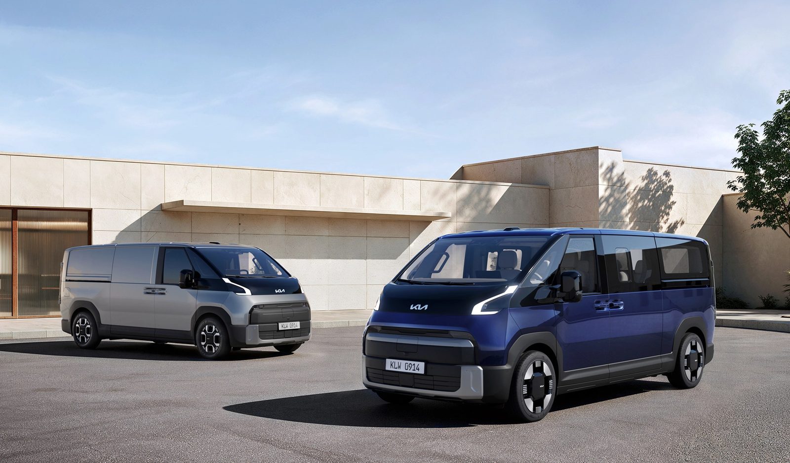 Kia PV7 2026 — главное фото модели, экстерьер, вид спереди 3/4, рынок global