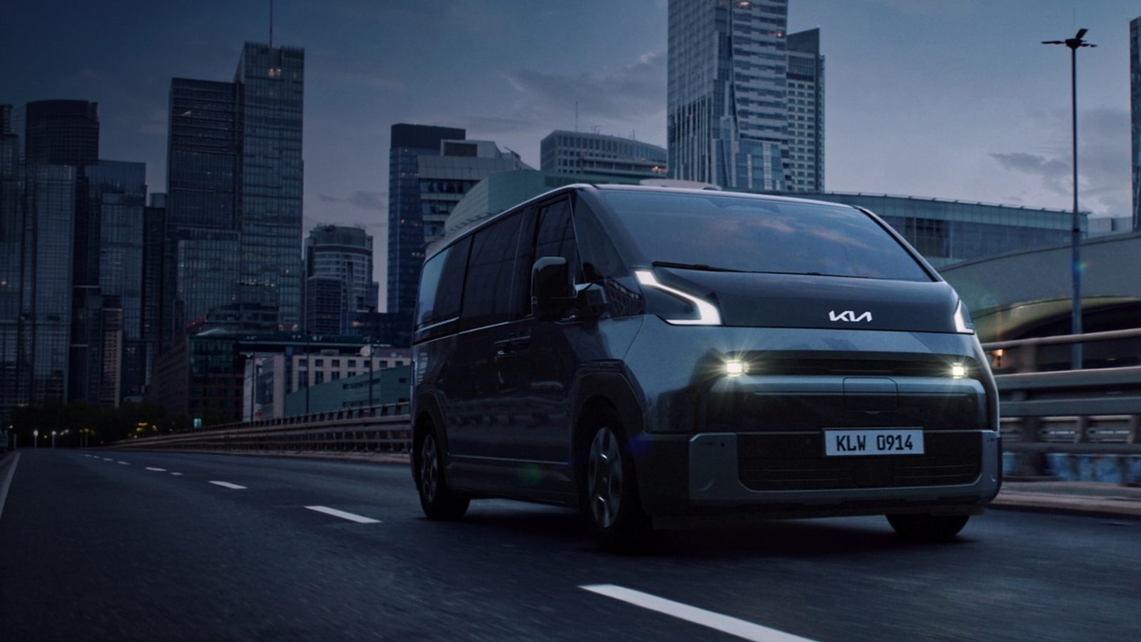 Kia PV7 2026 — экстерьер, вид спереди 3/4, рынок global