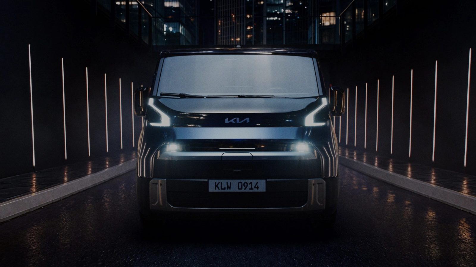 Kia PV7 2026 — экстерьер, вид спереди, рынок global