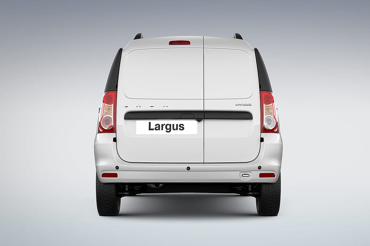 LADA e-Largus Van 2024 — экстерьер, вид сзади, рынок Russia