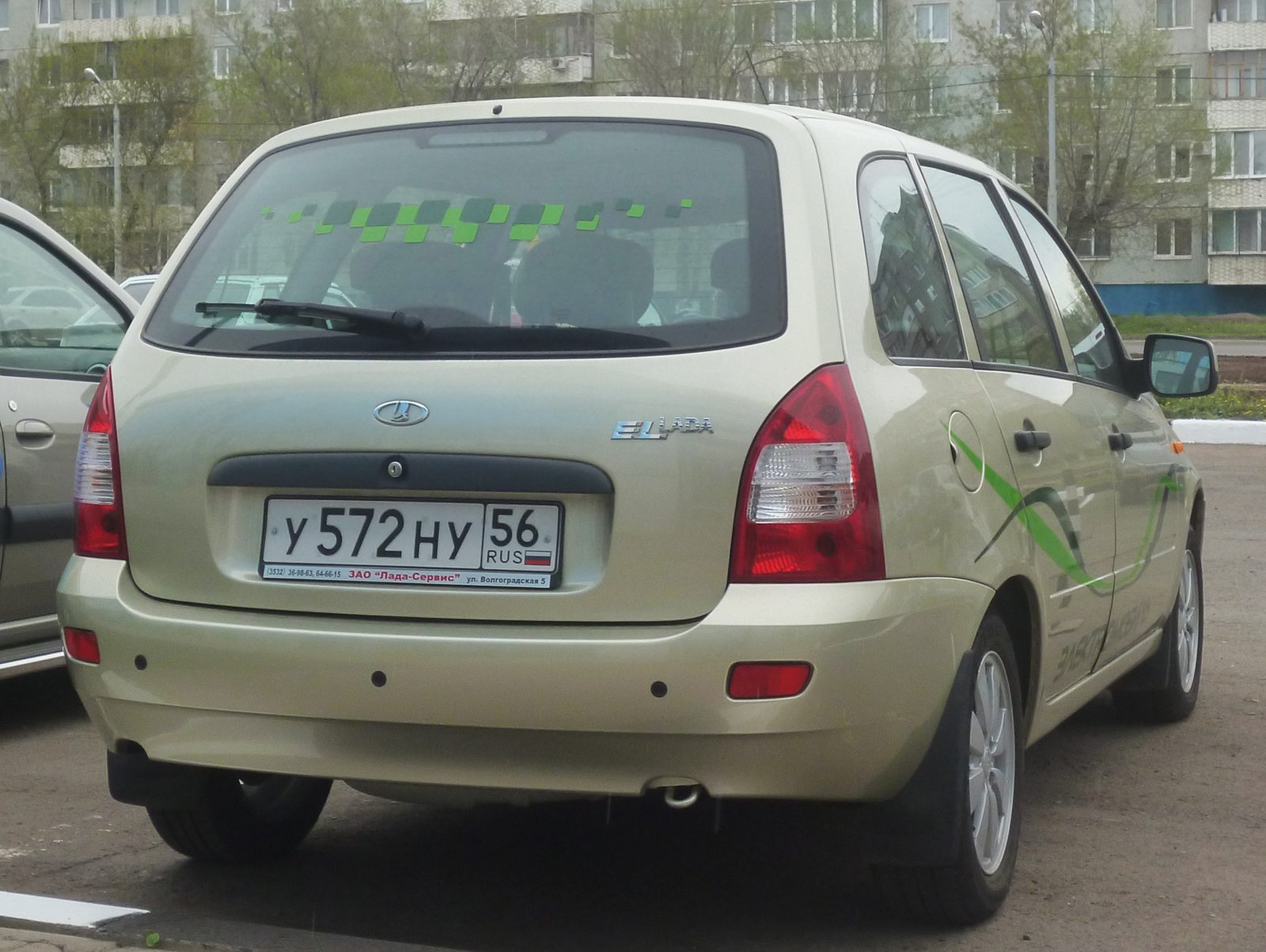 LADA Ellada EL Lada 2012 — экстерьер, вид сзади 3/4, рынок Russia archive