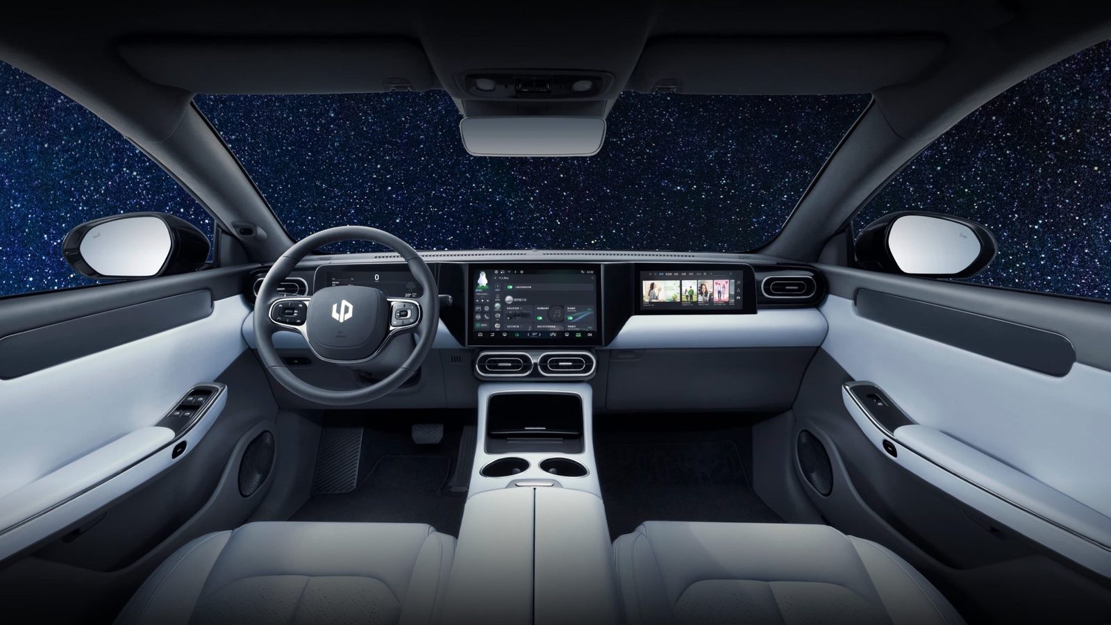Leapmotor C01 EV 2022 — интерьер, второй ряд сидений, рынок internal_mvp
