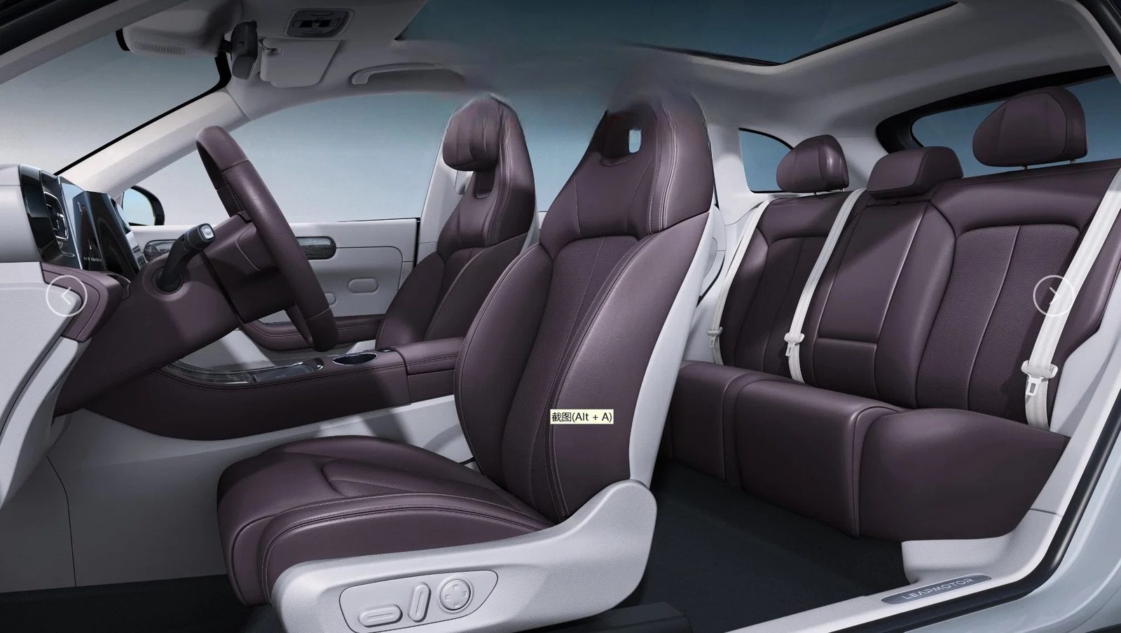 Leapmotor C11 BEV 2025 — главное фото модели, интерьер, передняя панель, рынок internal_mvp