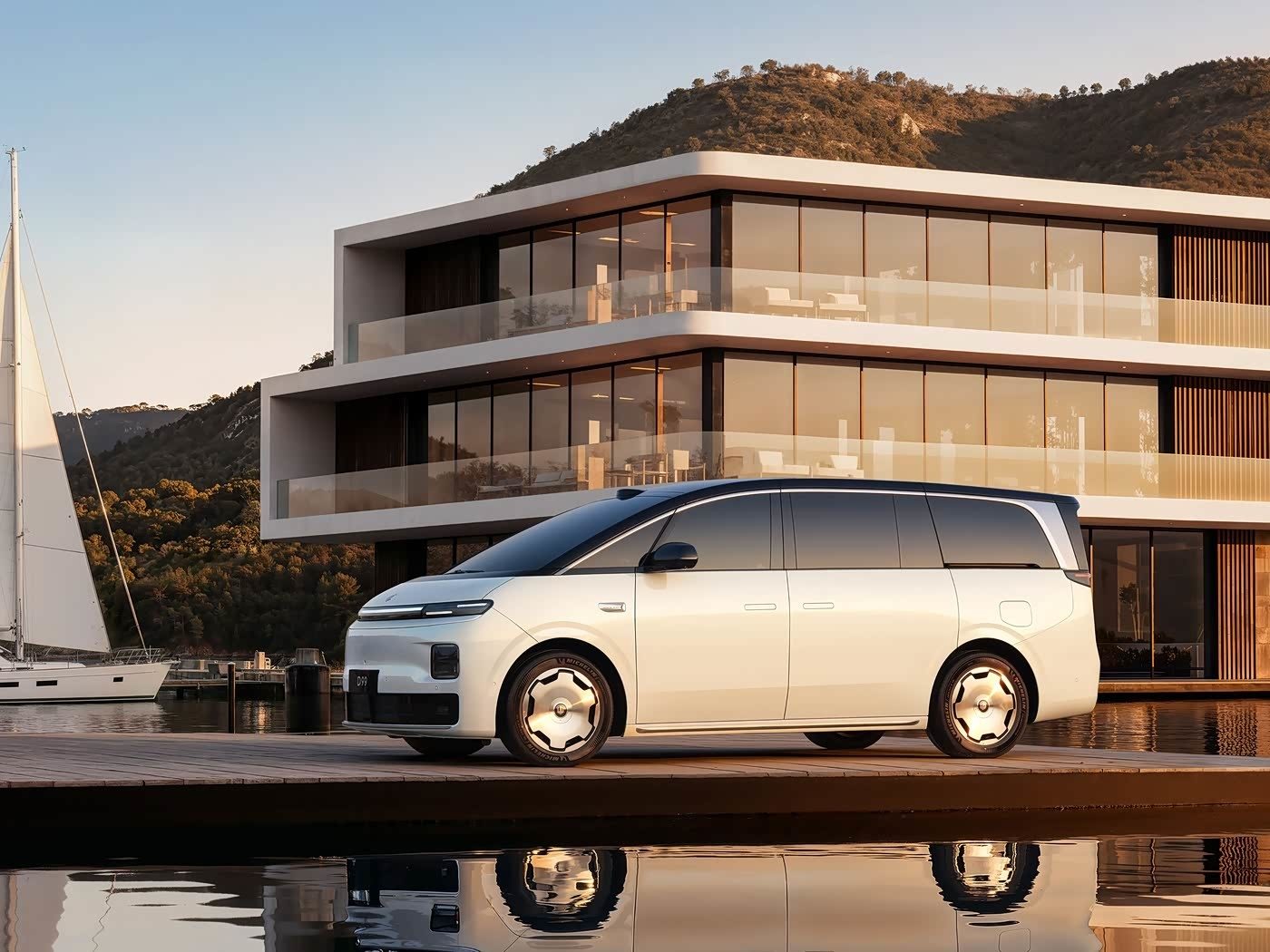 Leapmotor D99 MPV 2025 — экстерьер, side profile