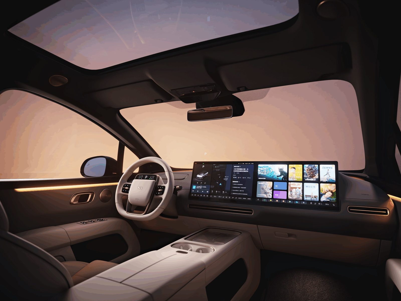 Li Auto i6 2025 — интерьер, второй ряд сидений, рынок internal_mvp
