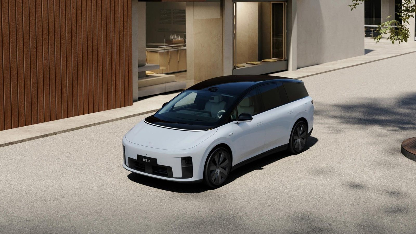 Li Auto i8 2025 — экстерьер, вид спереди 3/4