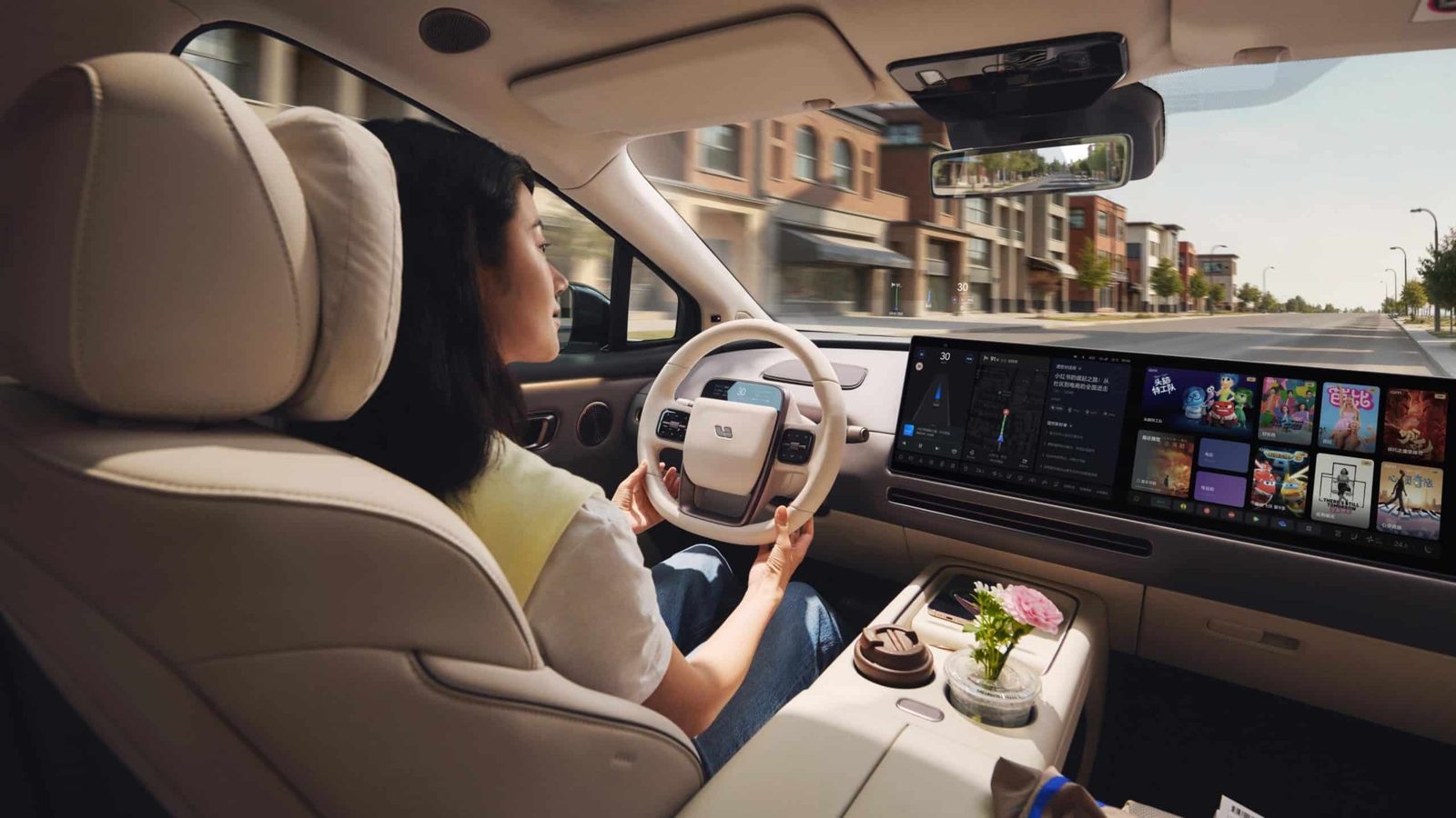 Li Auto i8 2025 — интерьер, dashboard with driver, рынок internal_mvp