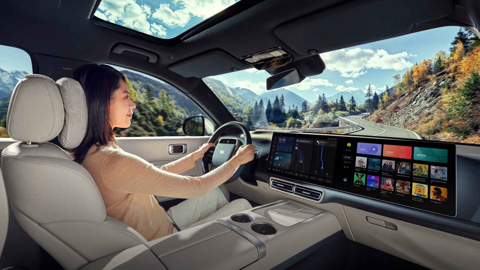Li Auto L7 2023 — главное фото модели, интерьер, передняя панель, рынок internal_mvp