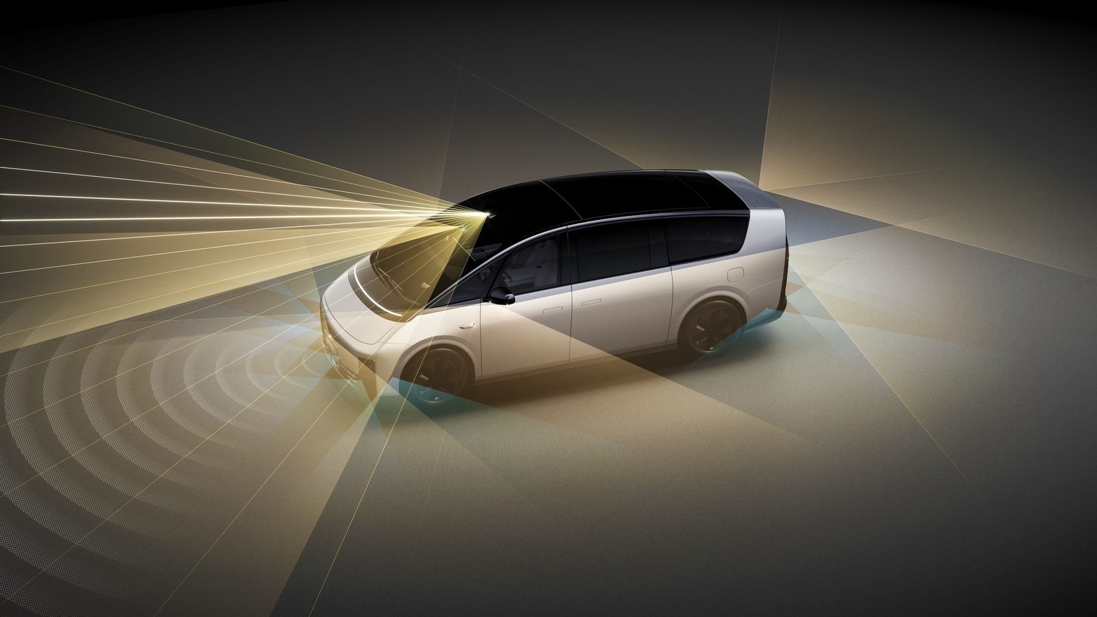 Li Auto Mega 2025 — экстерьер, вид спереди 3/4, рынок China