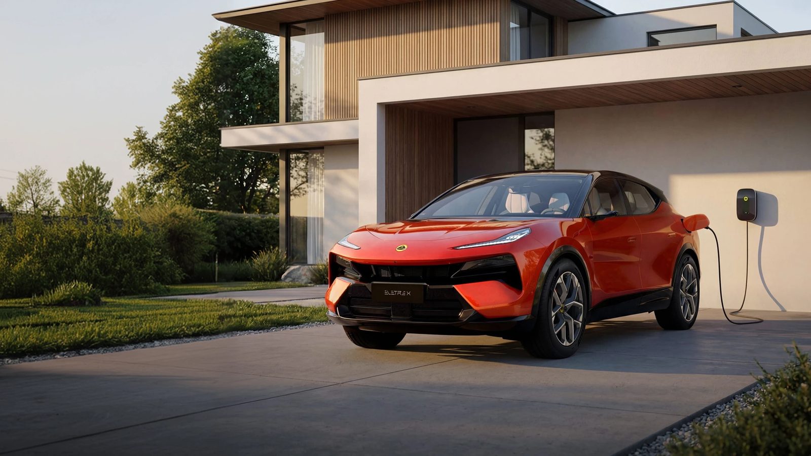 Lotus For Me / Eletre X 2026 — экстерьер, charging front 3q, рынок global