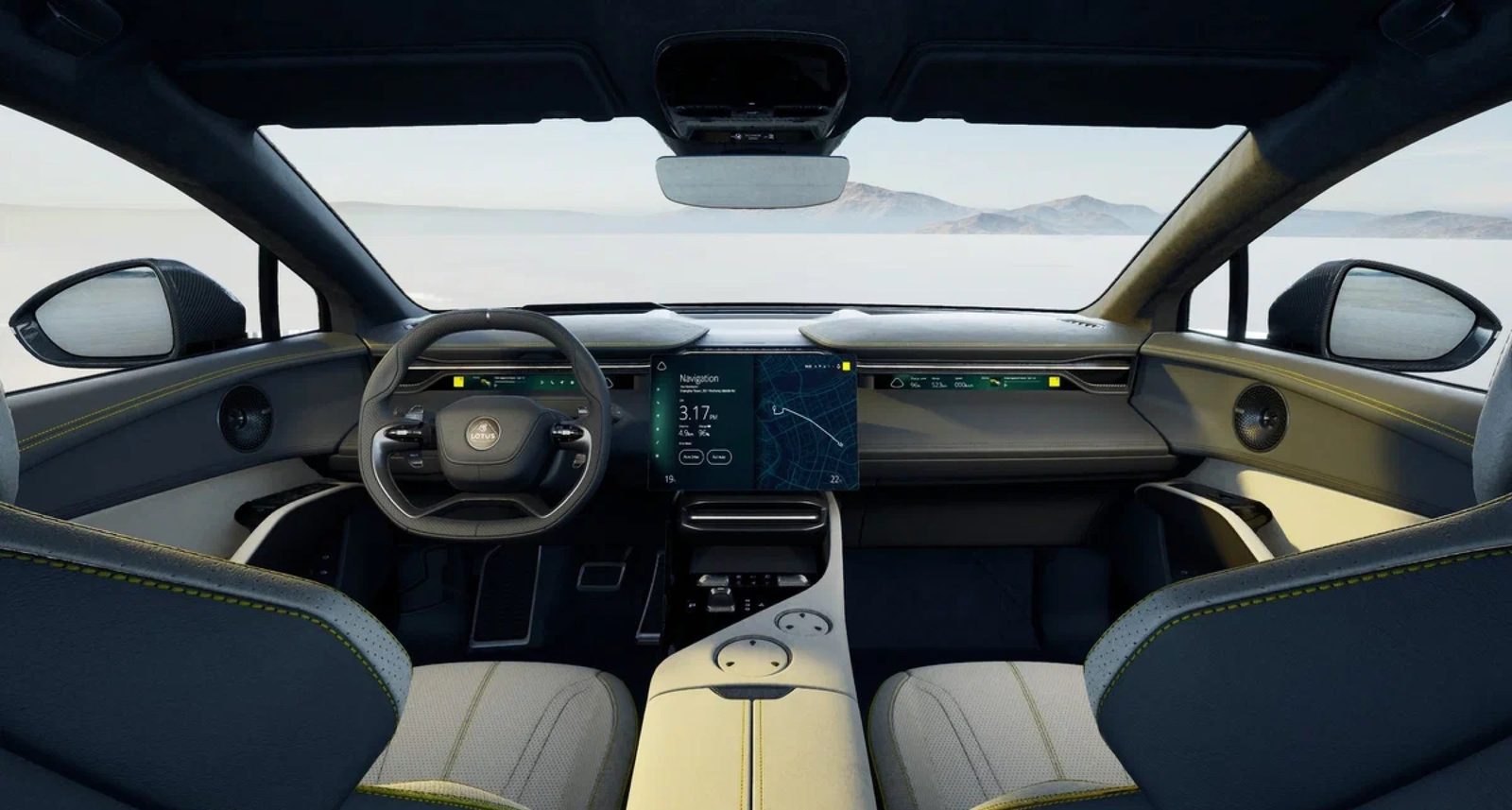 Lotus Eletre 2025 — интерьер, второй ряд сидений, рынок internal_mvp