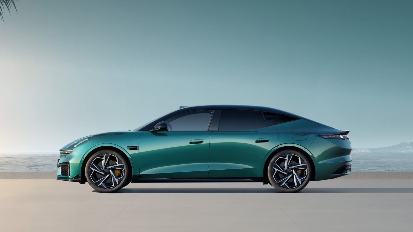 Lynk & Co 10 EV 2026 — экстерьер, вид сбоку, рынок China
