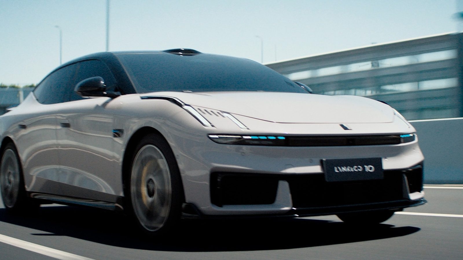 Lynk & Co 10 EV 2026 — экстерьер, front motion, рынок China
