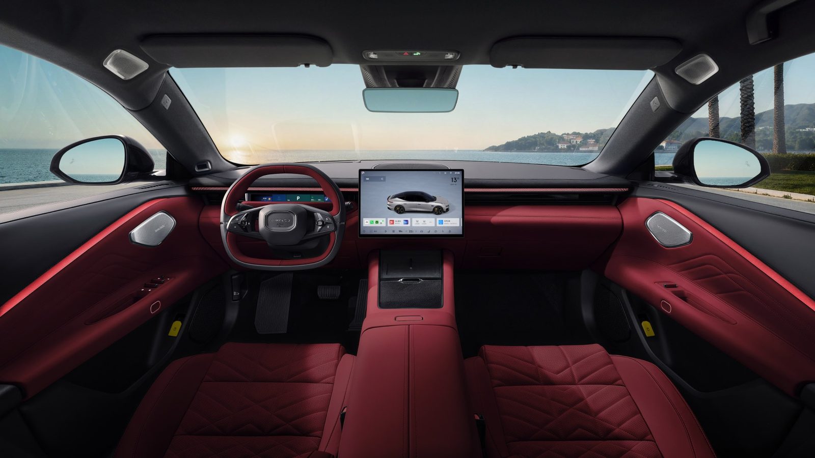 Lynk & Co 10 EV 2026 — главное фото модели, интерьер, передняя панель, рынок China