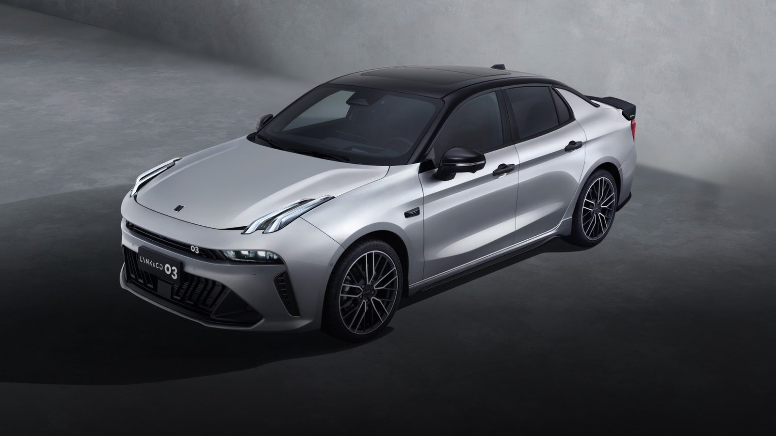 Lynk & Co 03 2025 — экстерьер, вид спереди 3/4, рынок China