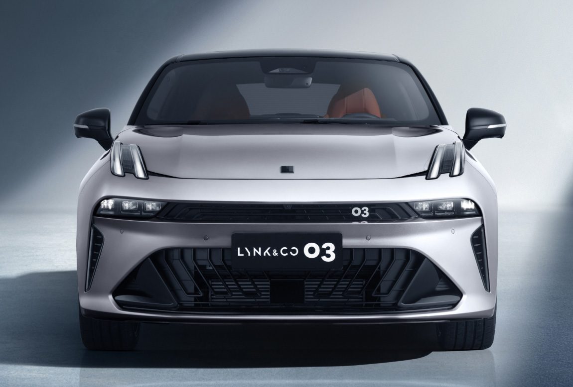 Lynk & Co 03 2025 — экстерьер, вид спереди, рынок China