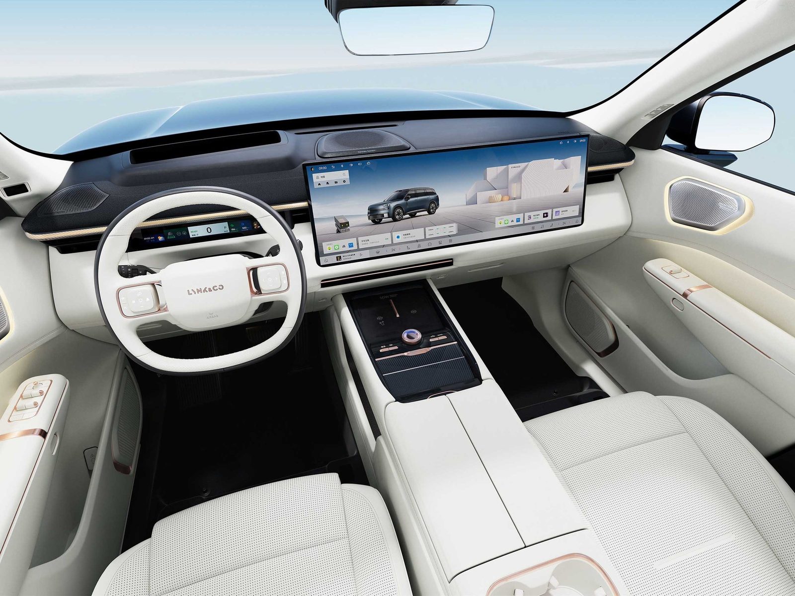 Lynk & Co 900 2025 — главное фото модели, интерьер, передняя панель, рынок internal_mvp