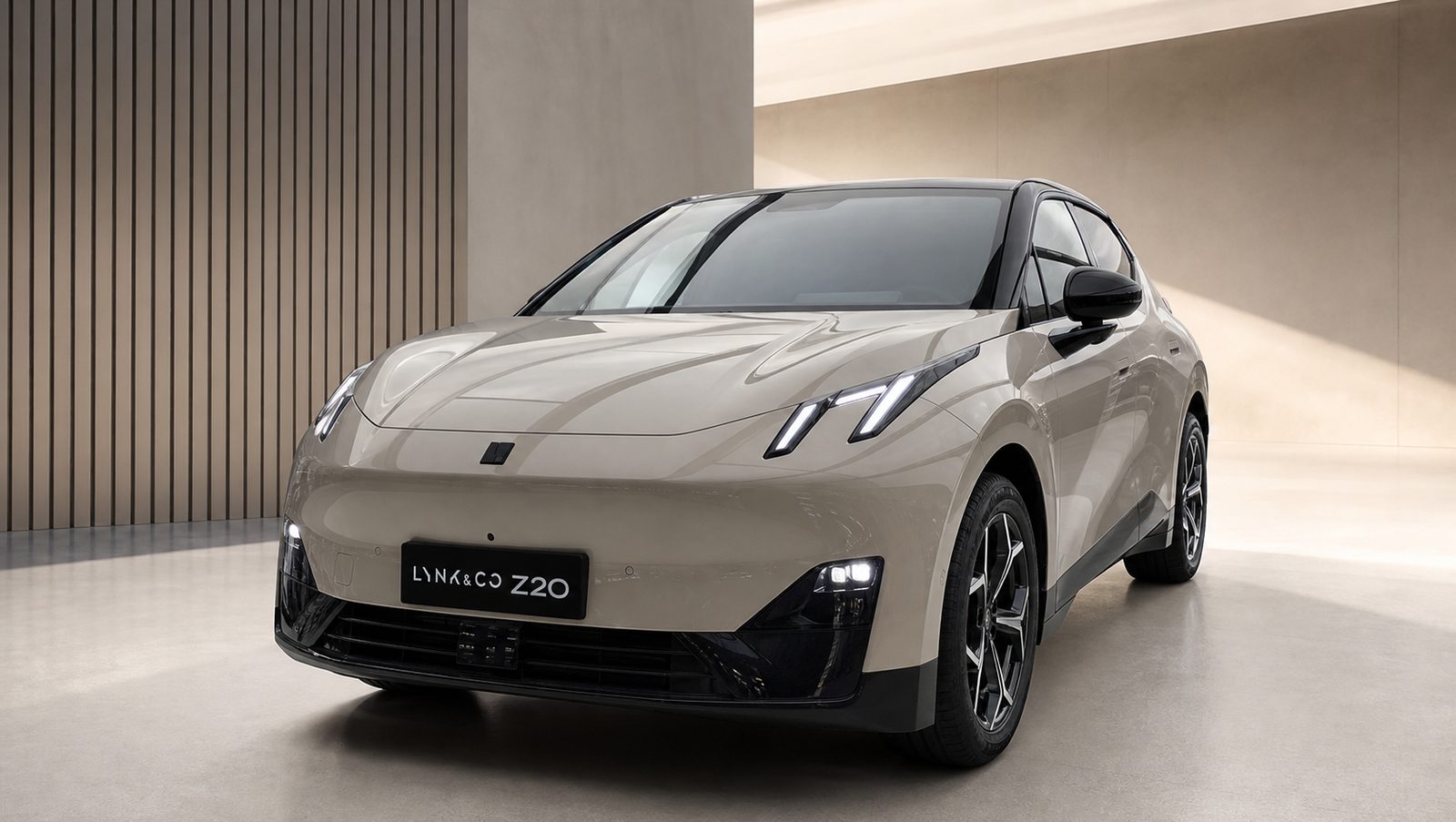 Lynk & Co Z20 / 02 China 2024 — экстерьер, вид спереди 3/4, рынок internal_mvp