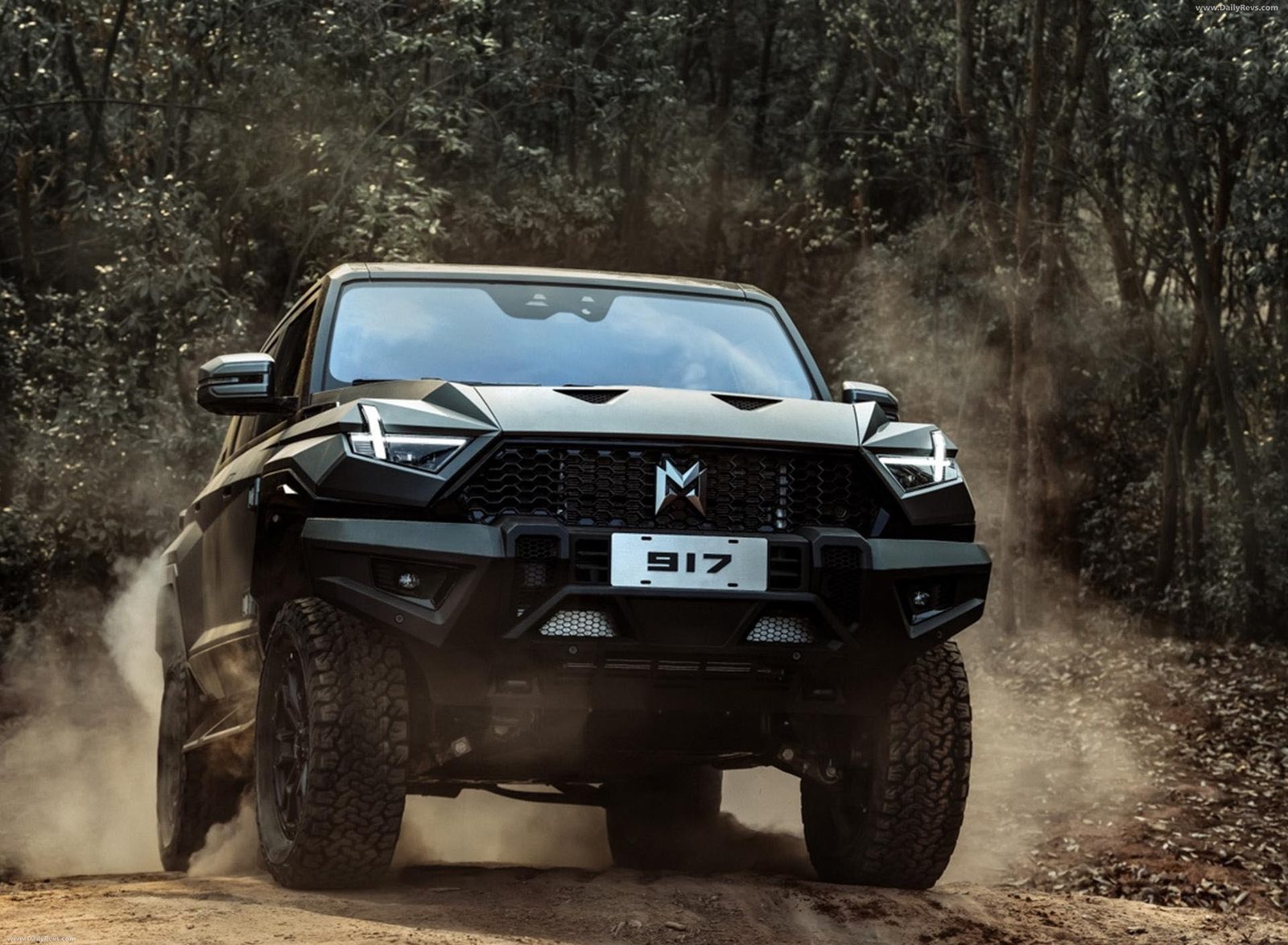M-Hero 917 EV 2023 — экстерьер, offroad front 3q, рынок China M-Hero 917 launch reference