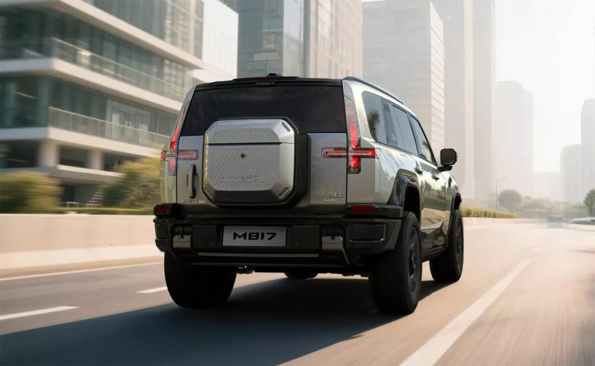 M-Hero M817 EREV 2025 — экстерьер, вид сзади, рынок global
