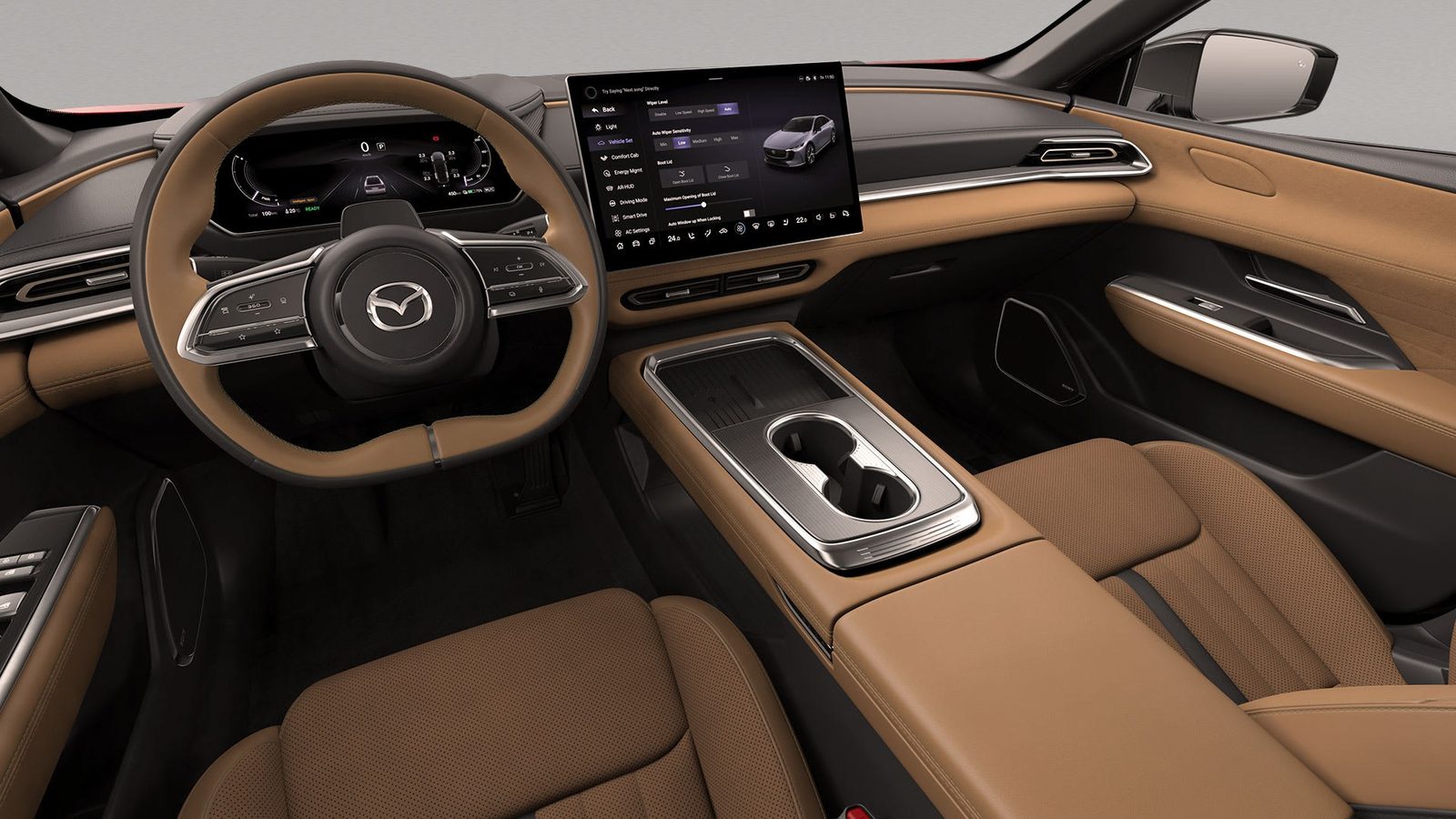 Mazda China EZ-6 / Mazda6e China EREV 2024 — интерьер, второй ряд сидений, рынок internal_mvp