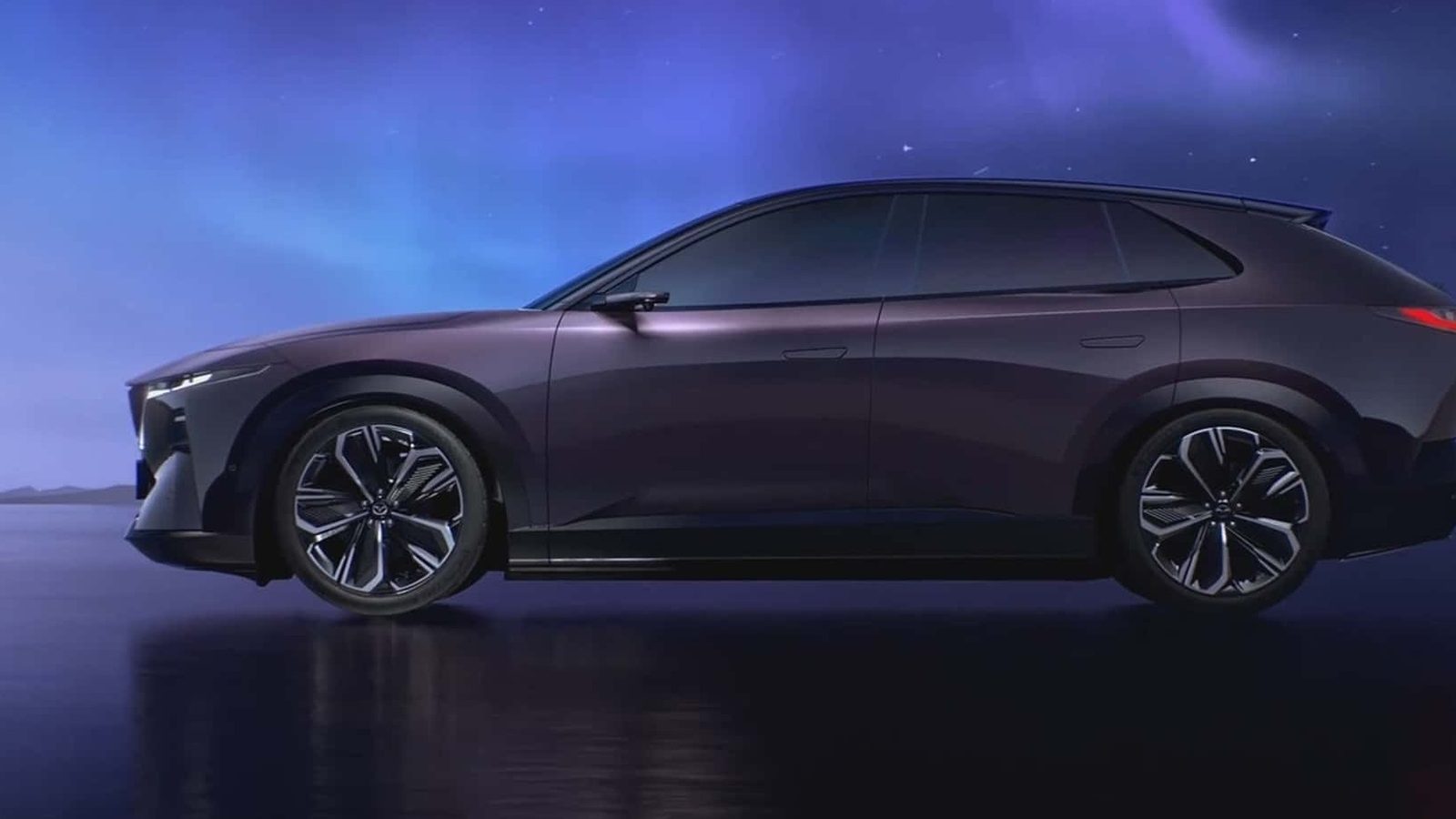 Mazda EZ-60 / CX-6e China EV 2025 — экстерьер, вид сбоку