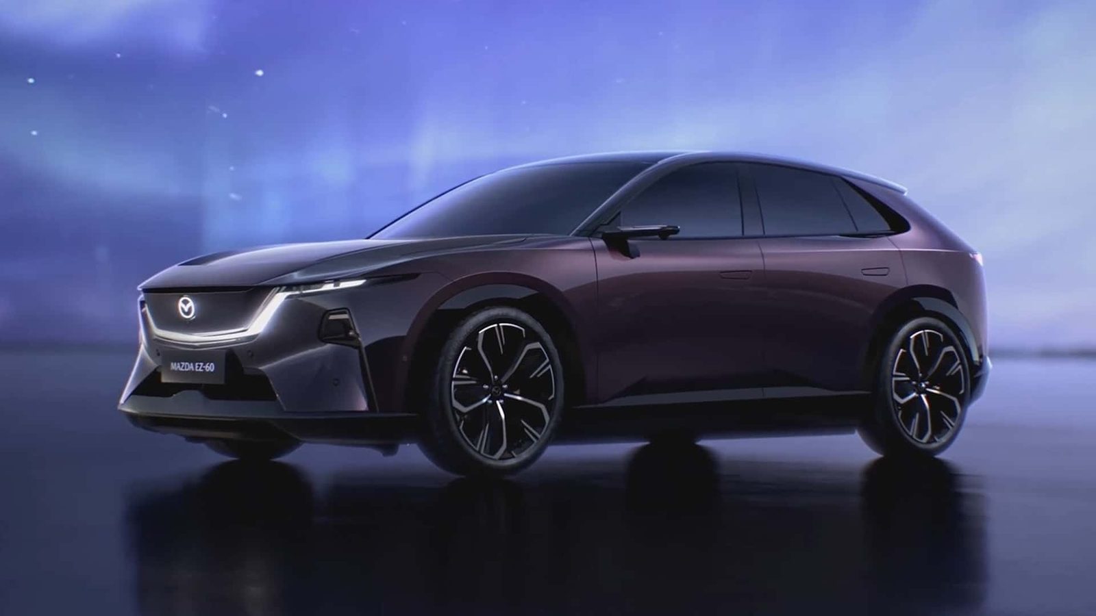 Mazda China EZ-60 / CX-6e China EREV 2025 — главное фото модели, экстерьер, вид спереди 3/4, рынок internal_mvp
