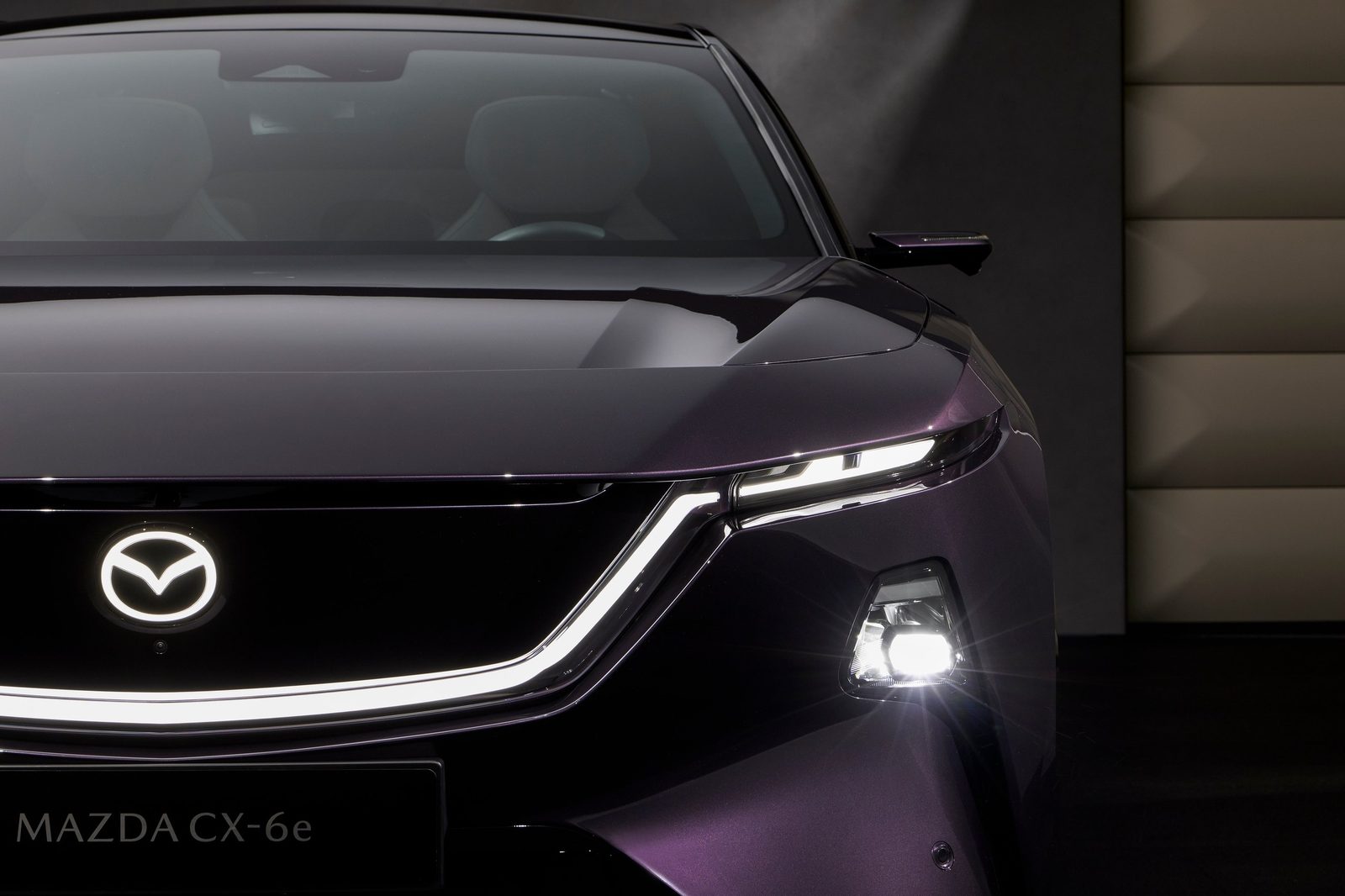Mazda China EZ-60 / CX-6e China EREV 2025 — экстерьер, front lighting detail, рынок internal_mvp