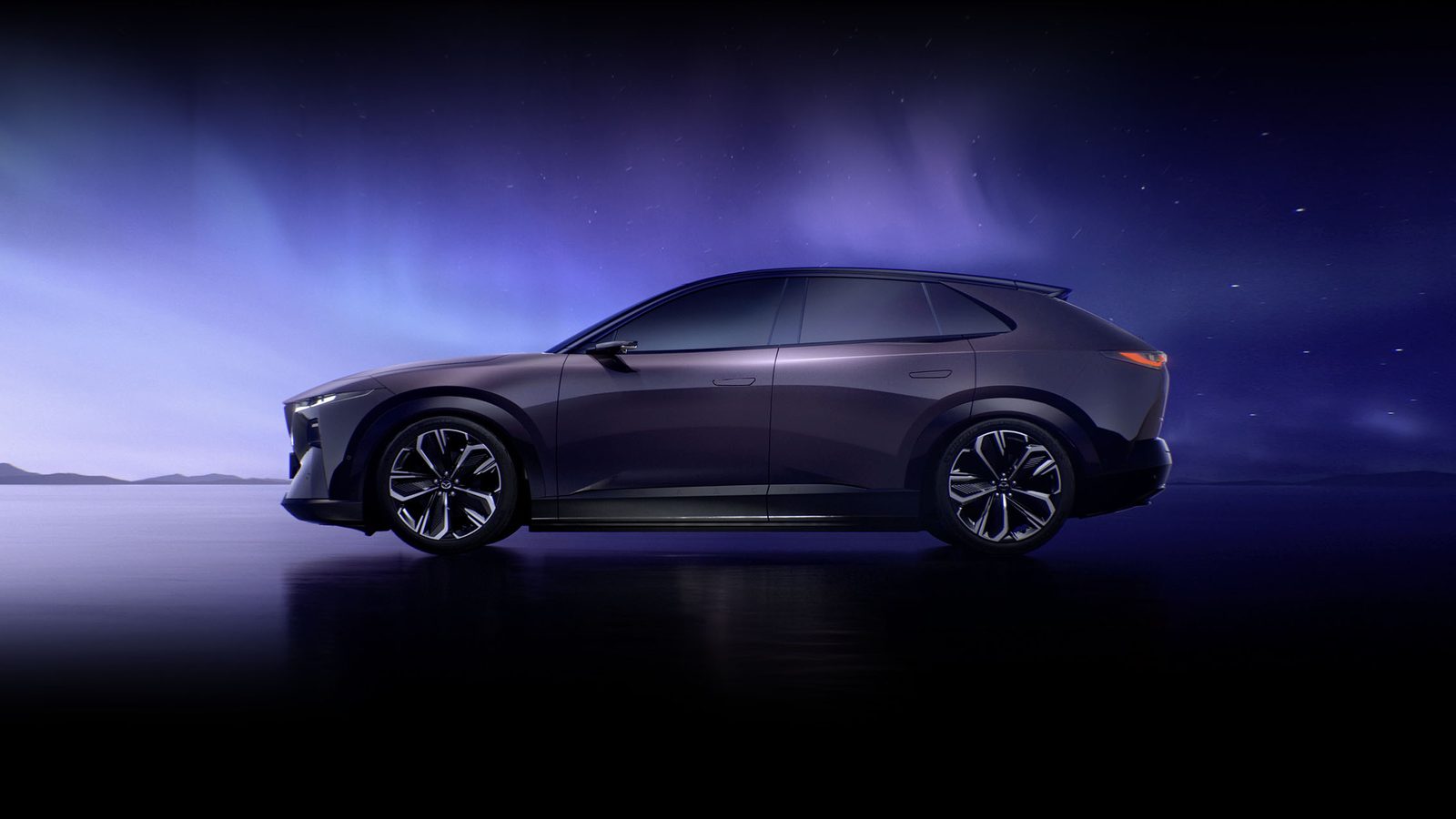 Mazda EZ-60 2027 China EV 2026 — экстерьер, side profile, рынок CN / shared EZ-60 body design
