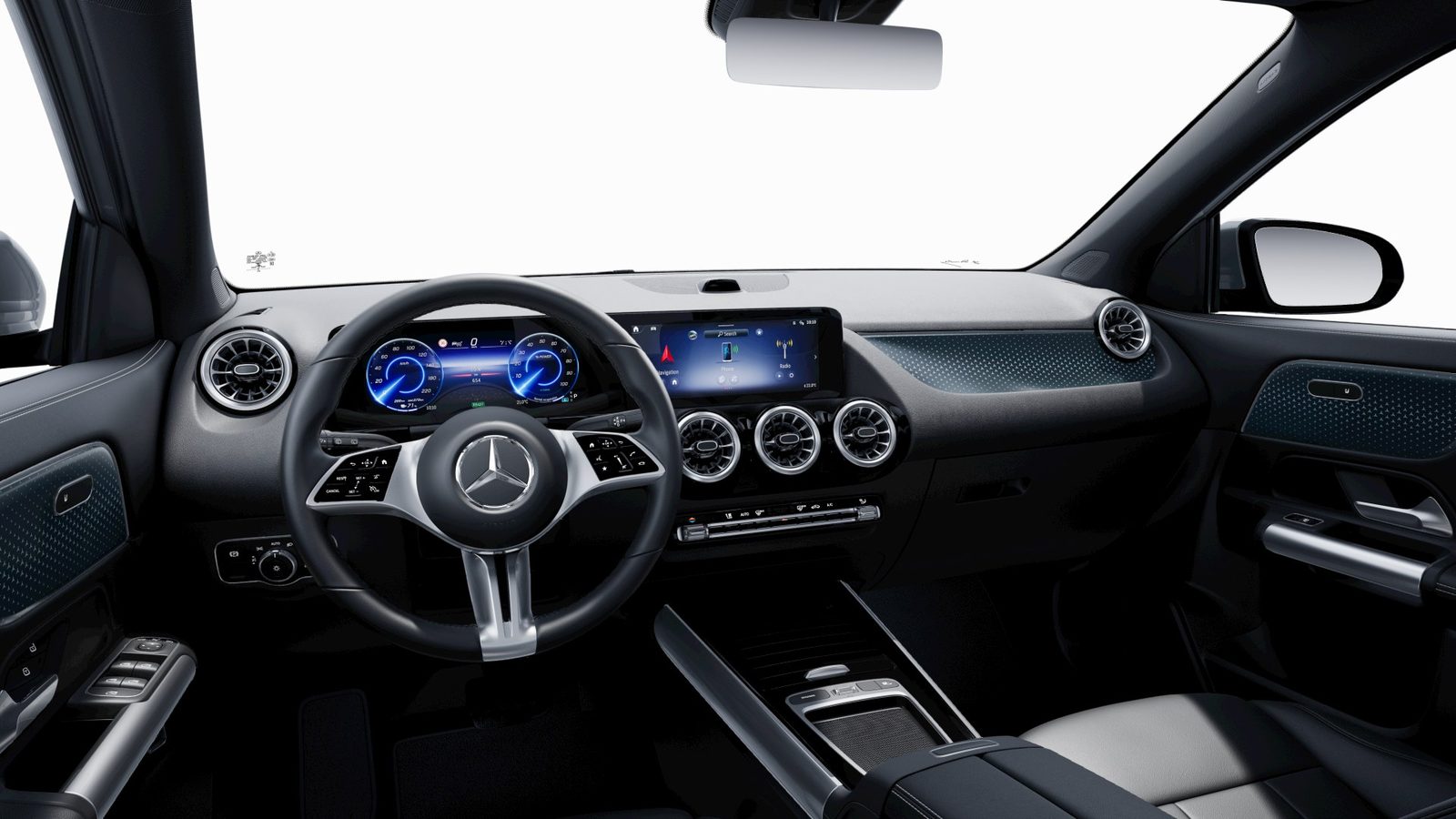 Mercedes-Benz EQA 2025 — интерьер, второй ряд сидений, рынок internal_mvp