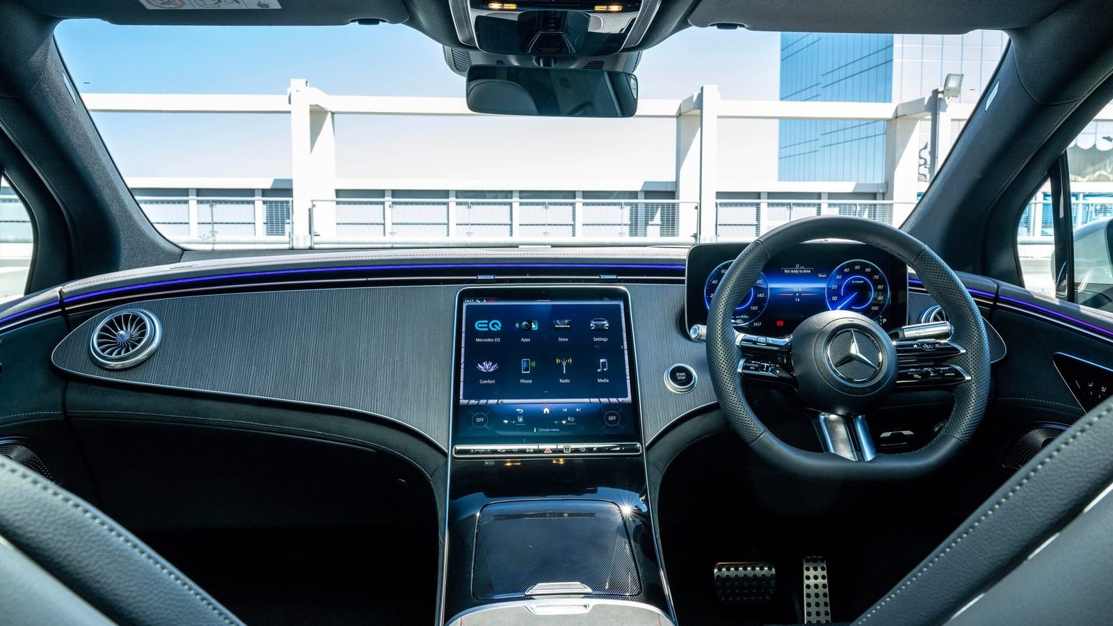 Mercedes-Benz EQS SUV 2025 — интерьер, второй ряд сидений, рынок internal_mvp