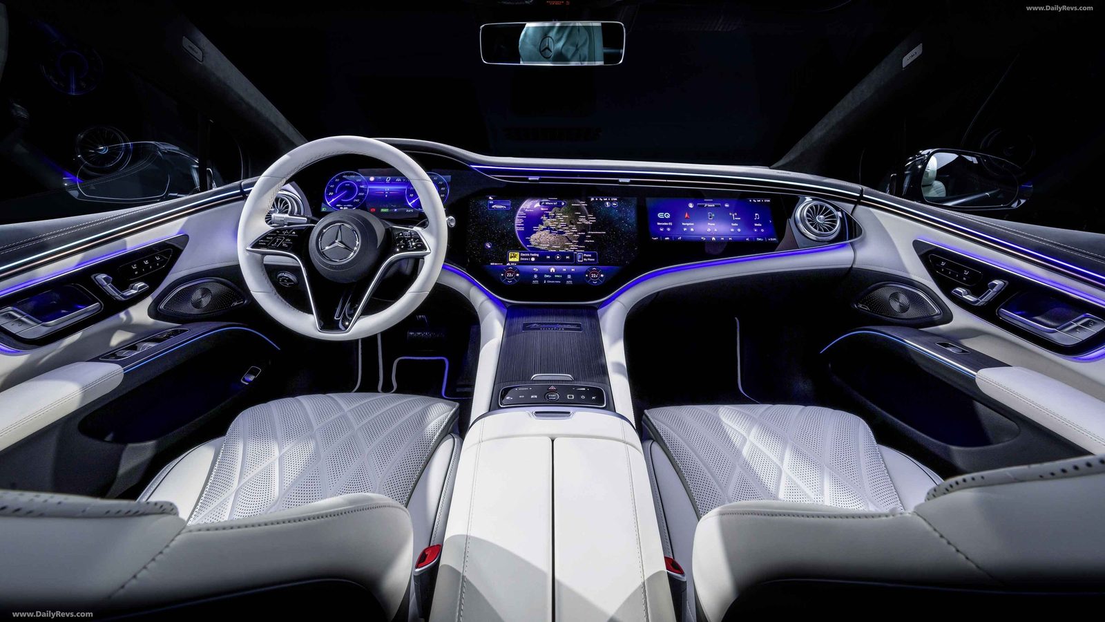 Mercedes-Benz EQS 2025 — интерьер, второй ряд сидений, рынок internal_mvp