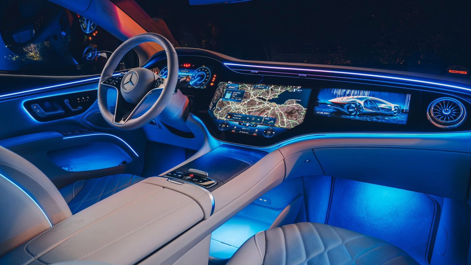 Mercedes-Benz EQS 2025 — интерьер, второй ряд сидений, рынок internal_mvp