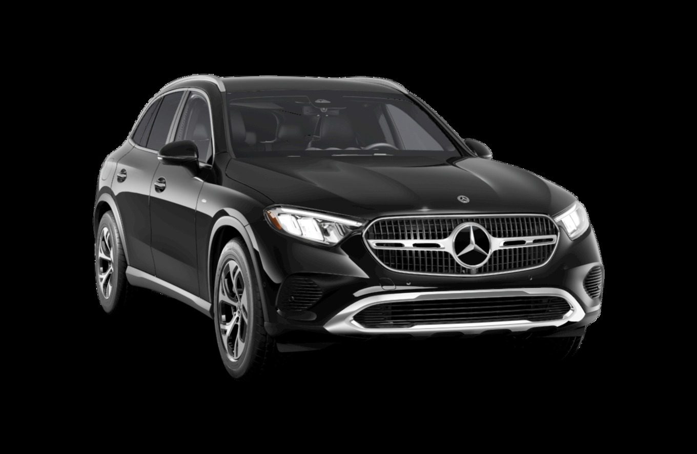 Mercedes-Benz GLC PHEV 2025 — экстерьер, вид спереди 3/4, рынок United States